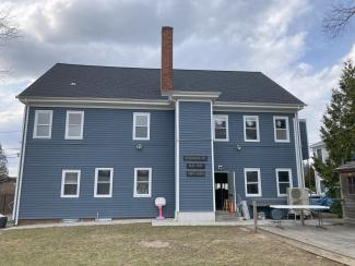 Exterior of community center. Location of the planned building addition.