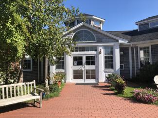 Exterior of library