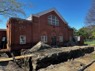 mid-construction