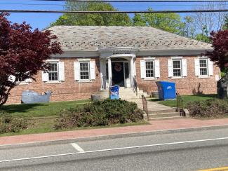 Exterior of library