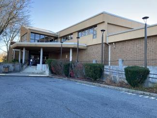 Exterior of library
