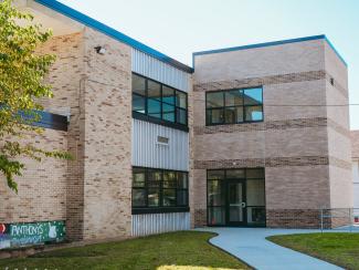 Exterior of community center