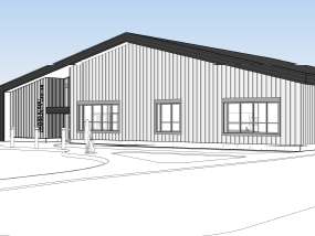 rendering of new build