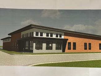rendering of new build