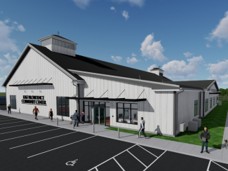 rendering of new build